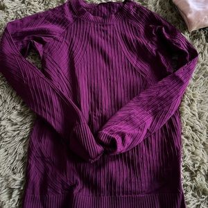 Purple lululemon long sleeve top